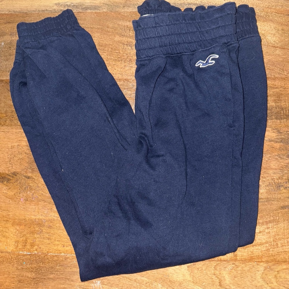 Hollister Navy Jogger Sweatpants